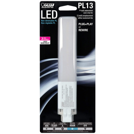 Feit Electric LED PL13 GX23 CW 13W BPPL13/H/840LED
